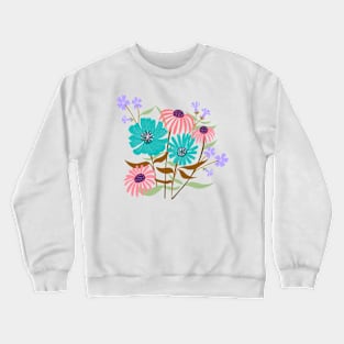 Summer florals. Crewneck Sweatshirt